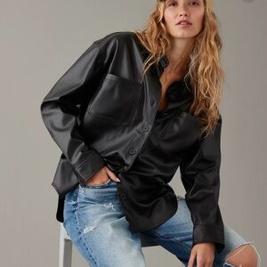 American Eagle Women’s vegan leather jacket